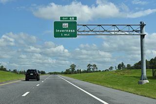 SR 589 north concluded at SR 44 (Gulf to Lake Highway) until August 23, 2025, when the next section of Suncoast Parkway 2 construction opened to traffic.