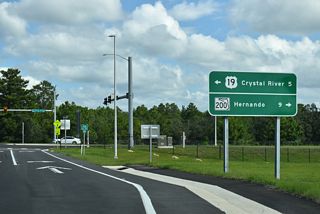 CR 486 west to SR 44 leads to U.S. 19/98 and Downtown Crystal River. CR 486 east ties into U.S. 41 just south of SR 200 north to Ocala.