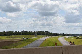 Roadways for the next section of the Suncoast Parkway appear between the ramps linking CR 486 (Norvell Bryant Highway) with SR 589 at Lecanto.