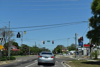 1st Avenue S and 1st Avenue N form a couplet paralleling Central Avenue between SR 693 at the Pasadena neighborhood and Downtown St. Petersburg.