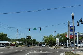 5th Avenue S runs east from 49th Street S to Tropicana Field.