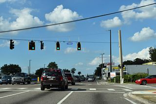 CR 611 (49th Street N) north at 70th Avenue N in the city of Pinellas Park.