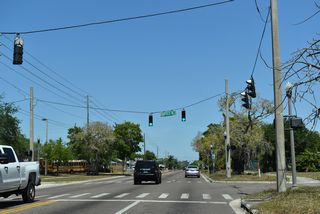 CR 611 (49th Street S) north at Fairfield Avenue S in the city of St. Petersburg.