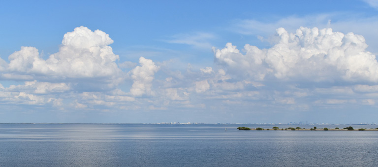 Old Tampa Bay east of the Bayside Bridge