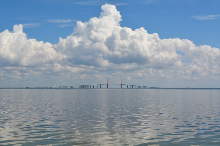 Sunshine Skyway from Fort Desoto Park