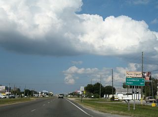 Perry was listed on a previous distance sign posted north of Ulmerton Road. It was replaced when SR 693 was expanded to six lanes.