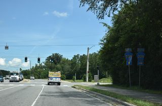 Paralleling Black Creek to the south, CR 209 (Russell Road) runs 7.30 miles southeast. Russell Road was realigned westward to end at Henley Road in 2011/12 construction.