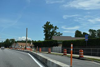 Henley Road extends 1.36 miles north from CR 220 (Doctors Inlet Road) to SR 21 (Blanding Boulevard) at Old Jennings Road (CR 220A).