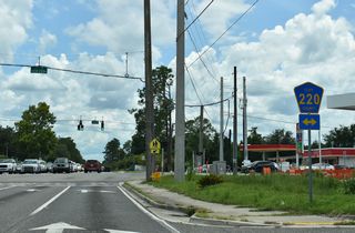 Connecting Middleburg with Doctors Inlet and Fleming Island, County Road 220 travels 9.97 miles between SR 21 (Blanding Boulevard) and U.S. 17.