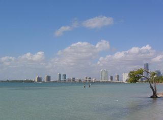 Rickenbacker Causeway from Hobie Island Beach Park