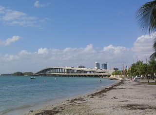 Rickenbacker Causeway from Hobie Island Beach Park