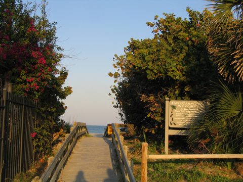 Cape Canaveral beach access point