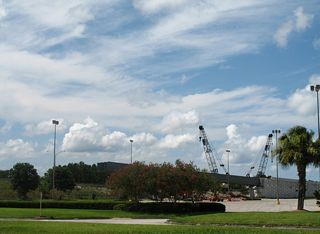 Construction of the flyover carrying motorists from SR 115 (Arlington Expressway) south to SR 113 (Southside Boulevard).