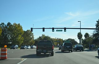 Central Florida Parkway intersects Westwood Boulevard just beyond I-4.