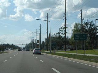 University Boulevard west at Rouse Road.