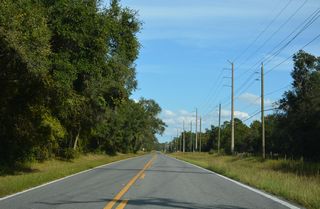 Paralleling the CSX Railroad to the south, CR 20A advances east to Crossley.