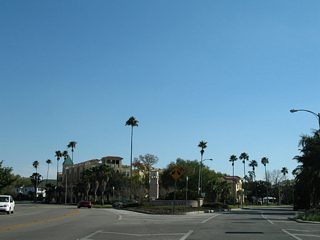 Davis Boulevard separates into West and East Boulevards. These roads form a loop south to Peter O. Knight Airport.