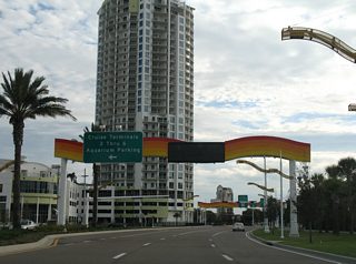 Upcoming Cumberland Avenue connects Meridian Avenue with the Port Tampa Bay Parking Garage adjacent to Florida Aquarium and Cruise Terminals 2 through 6.