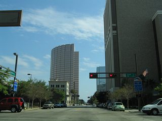 Zack Street travels west from Morgan Street to Ashely Street at Curtis Hixon Riverfront Park and east to Nebraska Avenue (SR 45).
