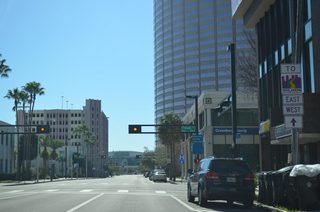 Orange Avenue dumps traffic from the Downtown East Interchange of I-275 south onto Pierce Street as a gateway into the central business district. The avenue also provides part of a through route to the Selmon Expressway from I-275.