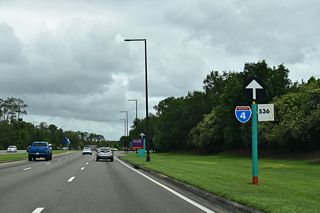 Buena Vista Drive turns east at Chelonia Parkway ahead of Epcot Center Drive east to I-4 and SR 536.