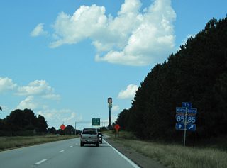 Travelers destined for Interstate 85 are partitioned to use SR 316 west from Athens to southbound, and U.S. 441 north from Exit 12 for northbound.