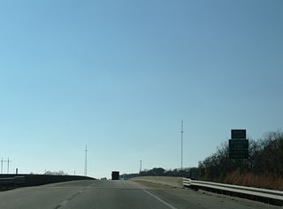 Spanning the Altamaha River, U.S. 25/84-301 enter Wayne County.
