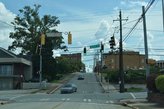 New Street south at U.S. 41BU/SR 49 (Walnut Street).