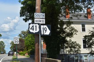 Georgia Avenue carries two-way traffic east from College Street to Spring and Mulberry Streets.