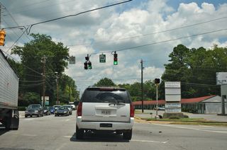 SR 44 began north along Eatonton Highway from U.S. 129/SR 22 (Clinton Street) just beyond the railroad line paralleling Atlanta Road (old SR 11).