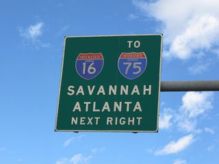 Interstate 16 is an intrastate route connecting Macon with Savannah.