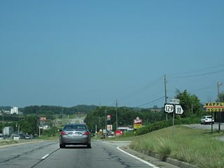 Turning west, U.S. 129/SR 11 meet Interstate 85 on the north side of the city of Jefferson.