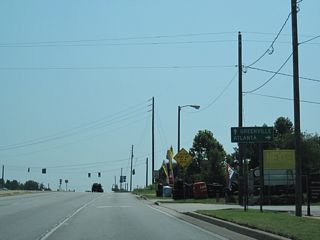U.S. 129/SR 11 meet Interstate 85 east of the city of Pendergrass.