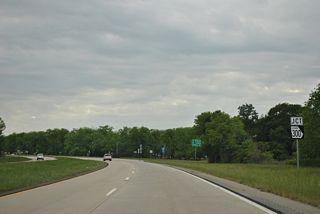 SR 300CO (Old Albany Road) converges with SR 300, 3.31 miles southwest from U.S. 280/SR 30.