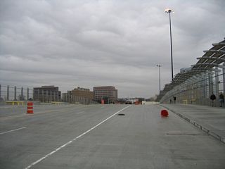 Looking eastward from the 17th Street Bridge at mid span.