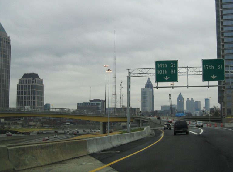 I-85 south at 17th St - Atlanta, GA