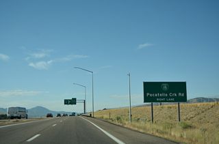 The Pocatello business loop from Interstate 15 runs southwest along Pocatello Creek Road from Exit 71 to Alameda Road west.