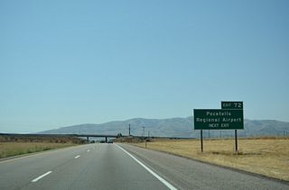 Pocatello Regional Airport (PIH) is located north of I-86/U.S. 30, 7.8 miles west of Exit 72 in western reaches of Pocatello.