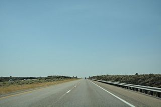I-15/U.S. 26 traverse lava fields south between mileposts 104 and 100.5.