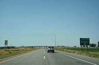 1250 N east to Shelley was formerly part of U.S. 26 between Exit 113 and U.S. 91 (State Street).