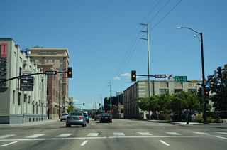9th Street intersects U.S. 20/26 (Myrtle Street) two blocks south of Front Street at the Boise Centre.