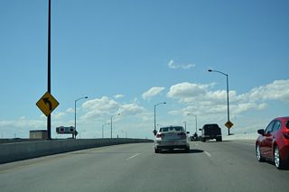 The Boise Connector curves west at 16th Street / Americana Boulevard.