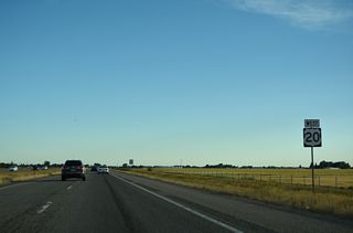 U.S. 20 west ahead of Uconn, Idaho