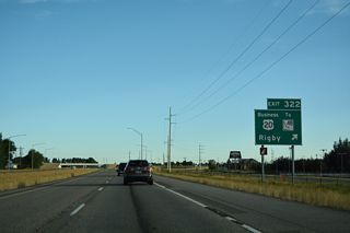 There is no direct access to Idaho Highway 48 from U.S. 20. Instead motorists are directed onto U.S. 20 Business south through Downtown Rigby to connect with the highway along 1st South. ID 48 comprises a 24.40 mile long route between I-15 at Roberts and U.S. 26 Business at Ririe.