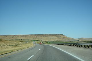 Interstate 84 east between Hammett and Glenns Ferry along the Snake River in Elmore County, Idaho