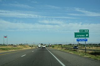 Started in February 2024, construction through 2026 redesigns the South Jerome Interchange (Exit 168) at Lincoln Avenue into a Divided Diamond/Couplet Interchange.
