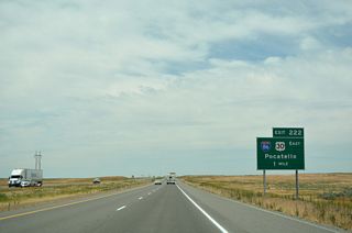 Interstate 86 leads east to American Falls and I-15 at Pocatello and Chubbuck.