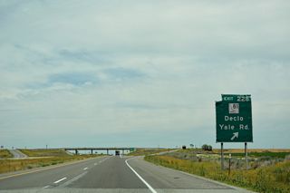 ID 81 circumvents the Cotterel Mountains on a course paralleling I-84 to the south en route to ID 77 and the city of Delco.