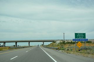 The Cotterel Rest Area doubles as weigh station for commercial truckers.