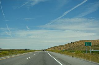 Leaving Juniper Valley, Interstate 84 enters Cassia County westbound at mile marker 261.